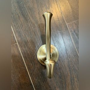 Delta Faucet Linden Champagne Bronze Mounted Double Robe Hook